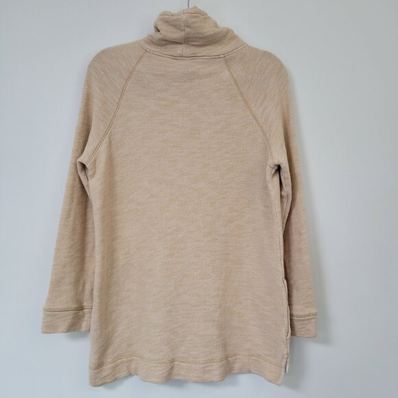 J.Crew 100% Cotton Funnel Neck Pullover Sweatshirt Scandi Loungewear - Picture 6 of 9